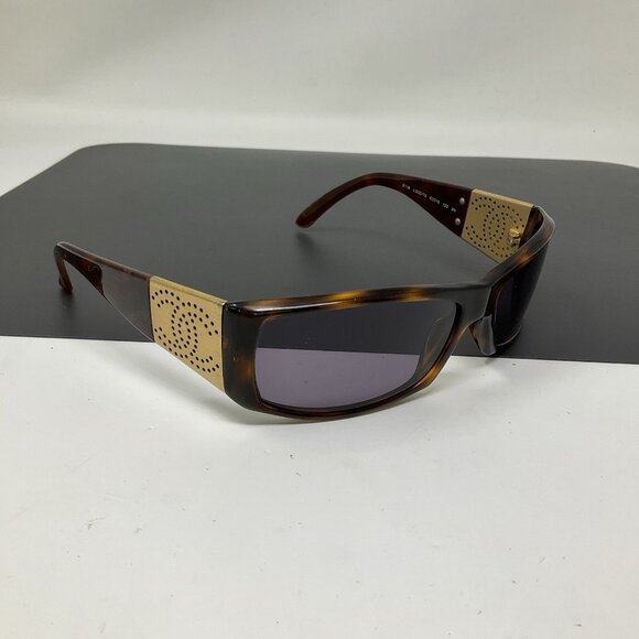 CHANEL 5118 c. 502/13 Sunglasses Coco Mark Tortoise Gold Aftermarket Lenses 63mm main image 8